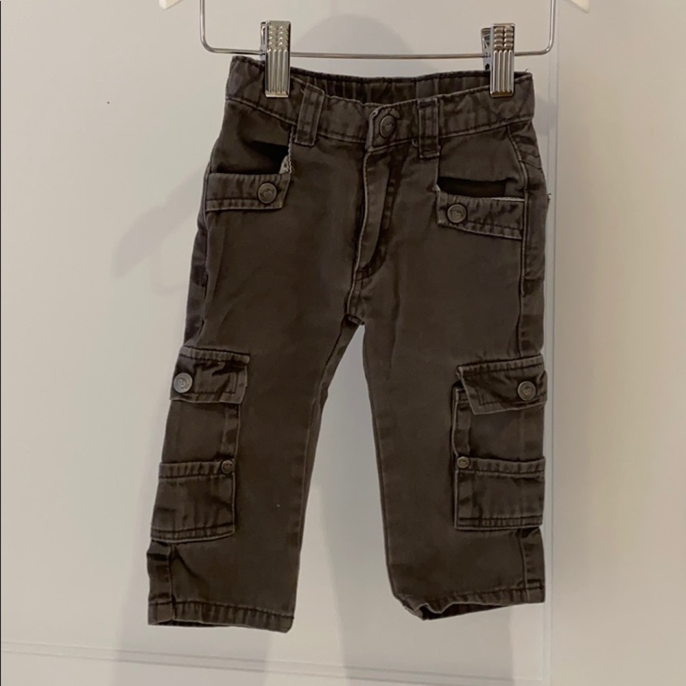 Appaman Boys Cargo Grey Pants Size 12M